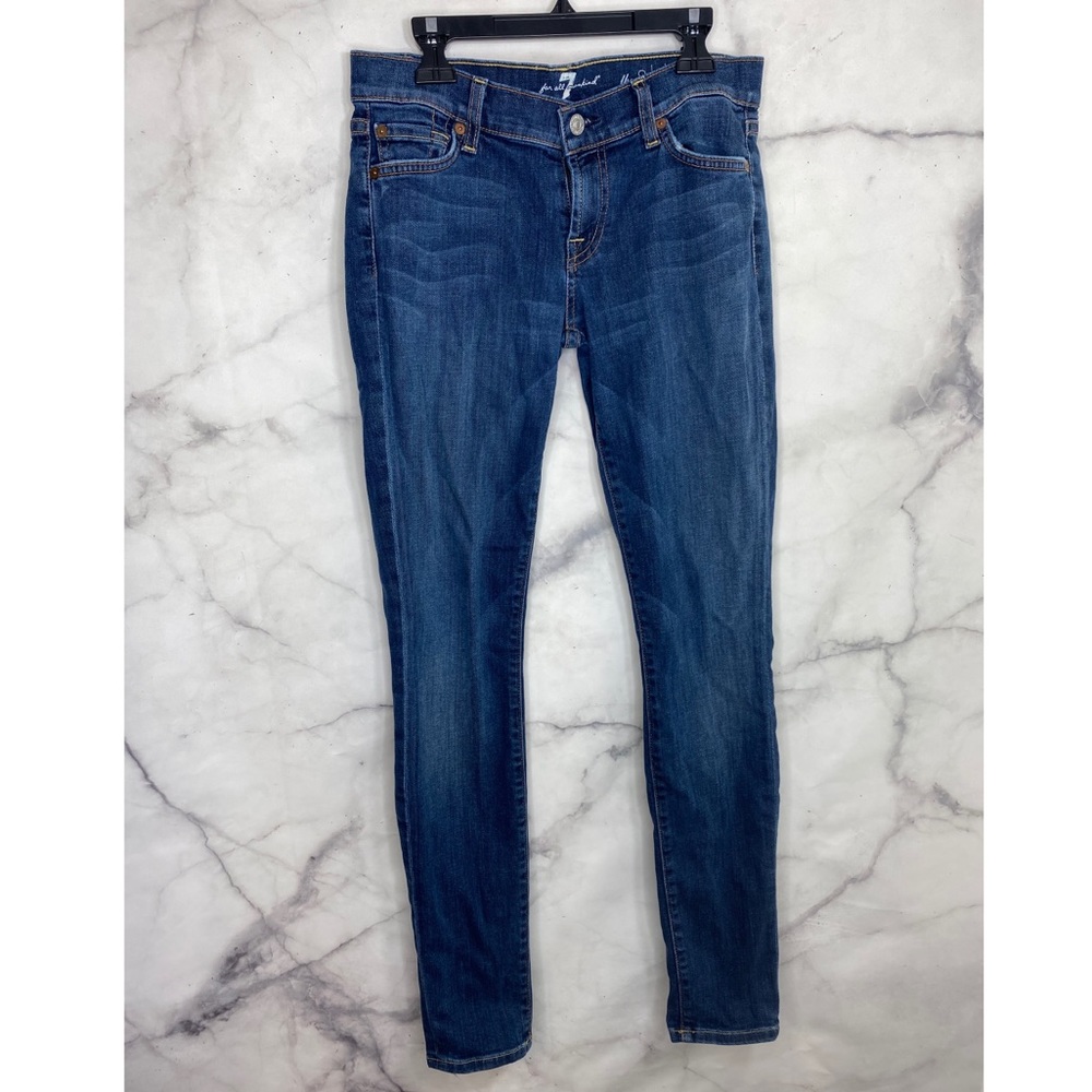 7 FOR ALL MANKIND PRELOVED JEANS SKINNY BLUE 29